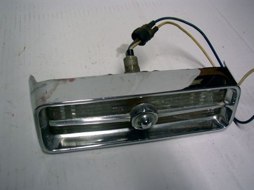 1967 1968 ? cadillac chrome parking light  with turn signal  single  l@@k!