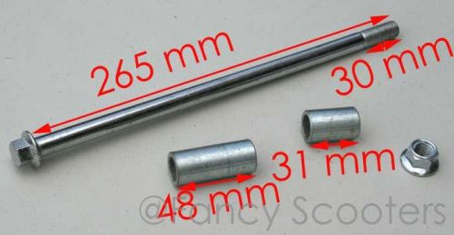 Mini diablo chopper tpgs-302 rear wheel axle with spacer,lock nut m part12087