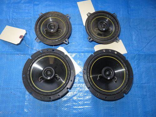 Kicker ds5250 &amp; ds650 front &amp; rear door 2 way speakers speaker driver passenger