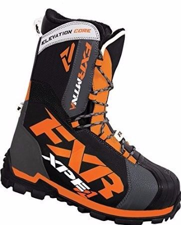 New fxr elevation lite core boot charcoal/orange mens 13 16502.32013