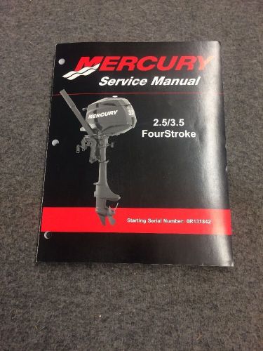 Mercury outboard motor 2.5/3.5 hp fourstroke service manual part # 90-899925