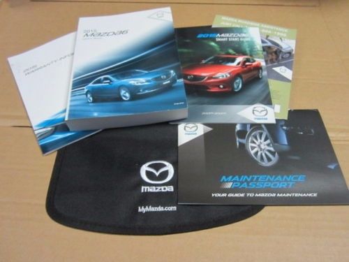 2015 mazda 6 owners manual kit guide book case pouch oem