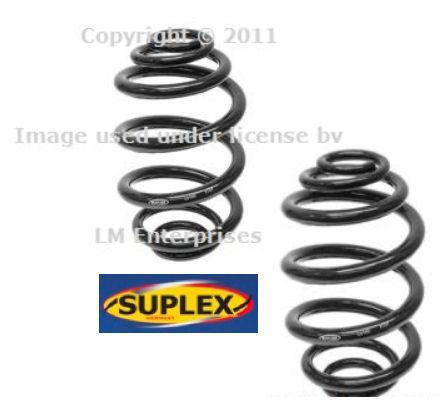 Bmw std rear suplex coil spring set/2 e46 325ci coupe 325i sedan 330ci new