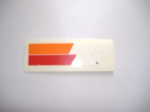 K&amp;n decal - white lettering - new