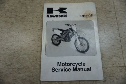 Kawasaki motorcycle service manual 2004-2005 kx250f 99924-1324-03