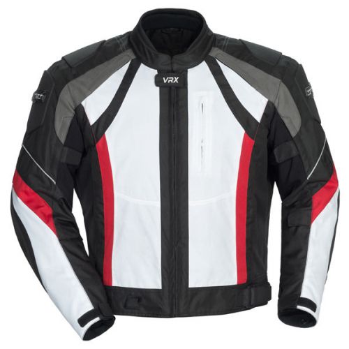 Cortech vrx jacket white/black/red