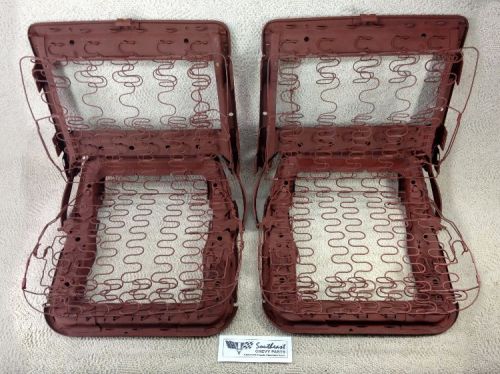 1965 chevy impala super sport oem bucket seats w/ tracks pair show