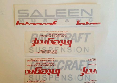 1987-1993 saleen mustang decal set