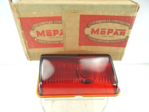 Nos tail light lens 1946-1948 dodge d24 sedan mopar glass lite lens 1149368