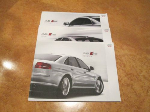 Audi set of (3) sales brochures