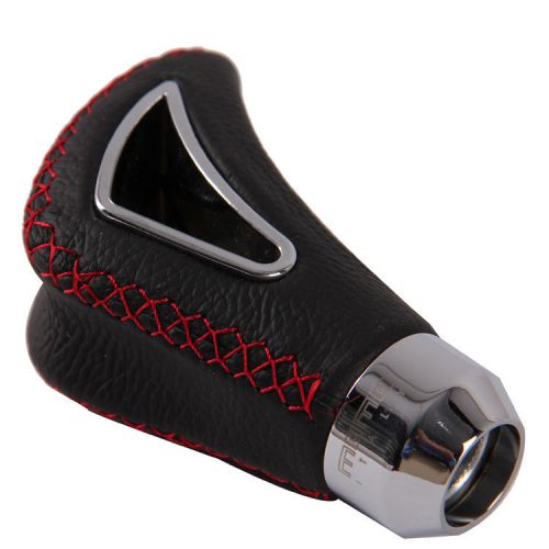 Sell JDM Manual Leather Shifter Shift Knob Gear Red Stitch Universal