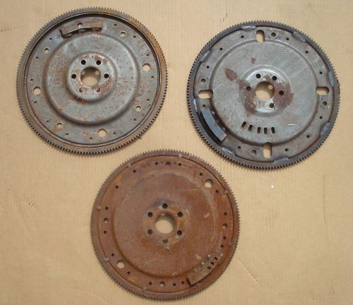 Lot of 3 vintage ford flywheels ring gears steampunk industrial decor