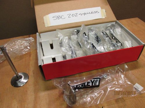 Manley stainless 2.02 race-flo valves for small block chevy