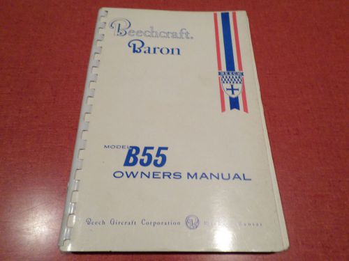 Beechcraft baron model b55 owner&#039;s manual