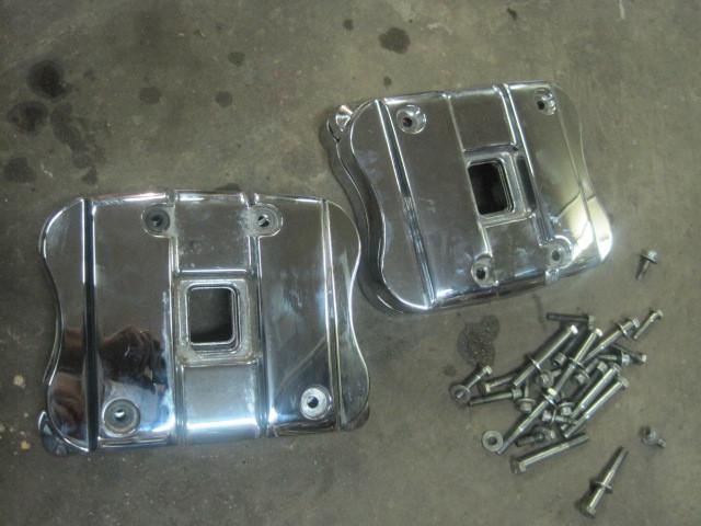 Harley davidson sportster 1200  chrome rocker boxes