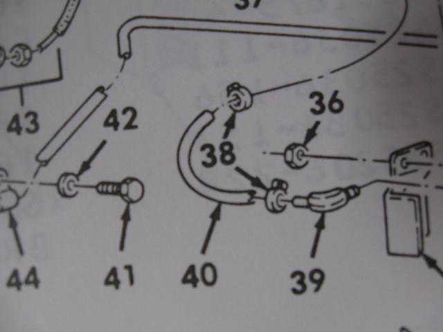 1 m998 a1 hummer arctic heater hose 13338553-1 nos