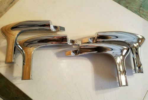 Nos mopar 1969 dodge polara monaco chrome fender extensions