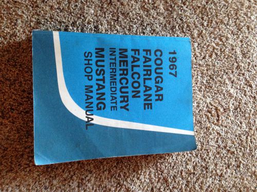 Automotive repair manual, 1967 ford mustang