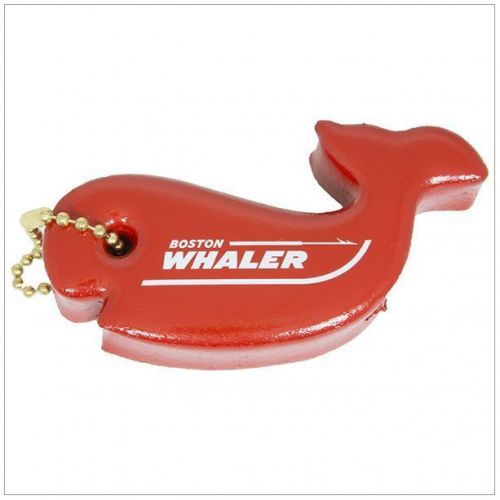 Boston whaler boats red whale floating key chain