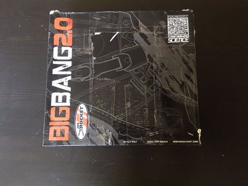 Joe rocket big bang 2.0 leather motorcycle riding boots size mens 8