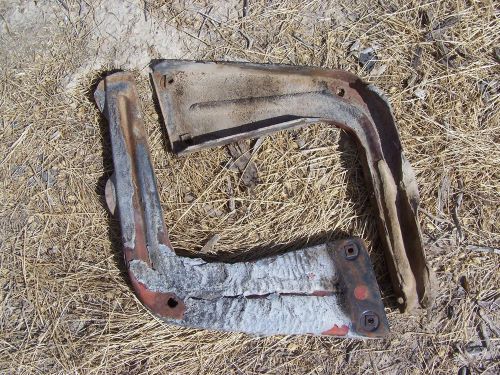 1968 chevrolet truck running board braces brackets drivers passenger side pair