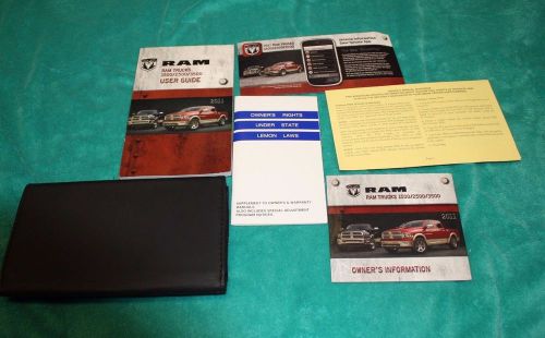 2011 dodge ram laramie slt st 4×4 2wd 1500 2500 3500 user guide owners manual