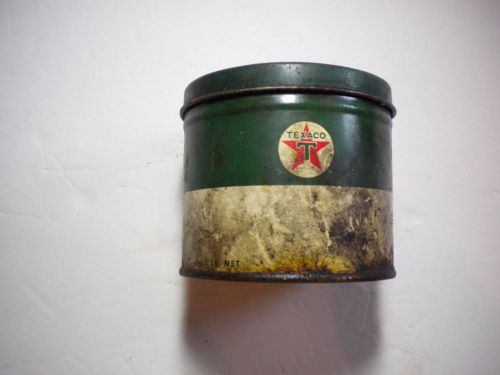 Can of texaco motor cup grease