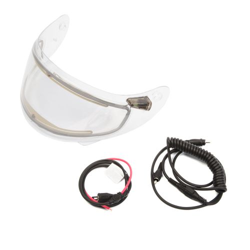 Snowmobile replacement electric shield double lens with led kimpex ckx rr610