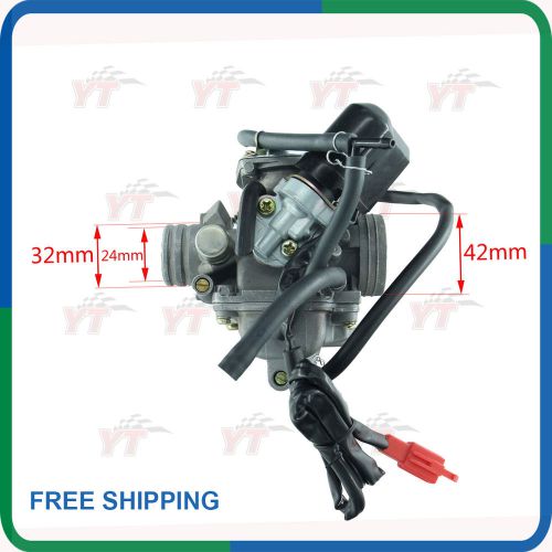 Pd24j 24mm carburetor for gy6 150cc atv go kart moped and scooter