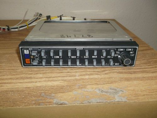 King kma 24 audio panel yellow tagged with tray and connector