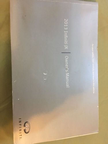 2013 infiniti jx owner&#039;s manual