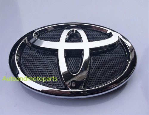 For 2007-2009 toyota camry front grill emblem bumper radiator black &amp; chrome