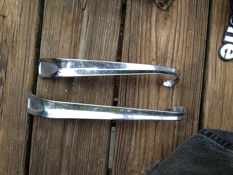 1964 ford fairlane arm rest chrome oem used nice 