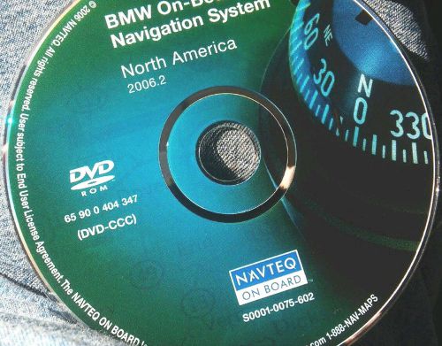 04 2005 BMW 525i 530i 545i 6645Ci SPORT COUPE NAVIGATION NAV MAP DISC CD DVD CCC, US $65.02, image 1