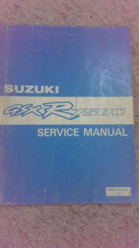 1992 92 suzuki gsxr750w gsxr 750w shop service repair manual oem