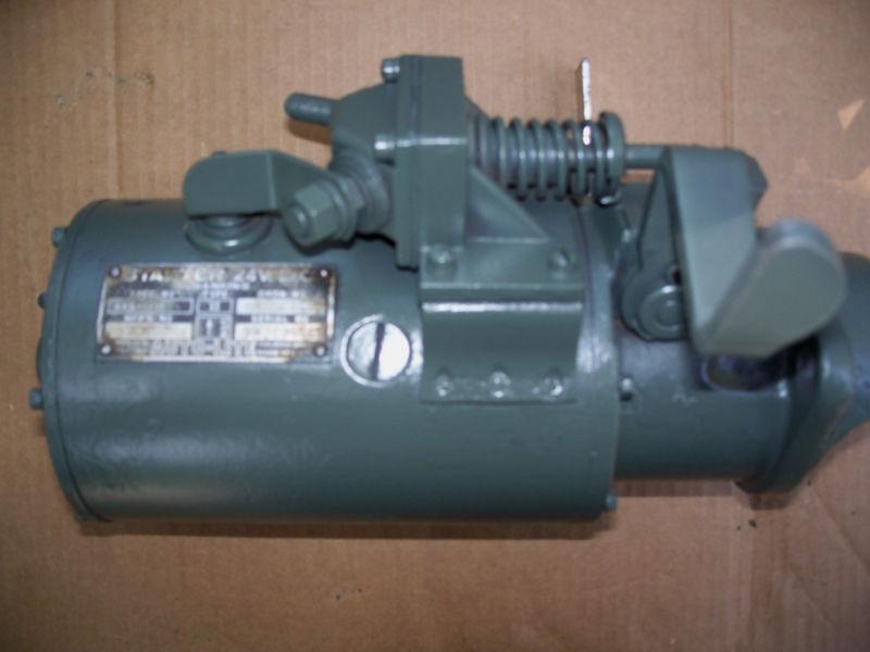 Original 24 volt auto-lite starter for m38a1 jeep & m170 jeep field ambulance