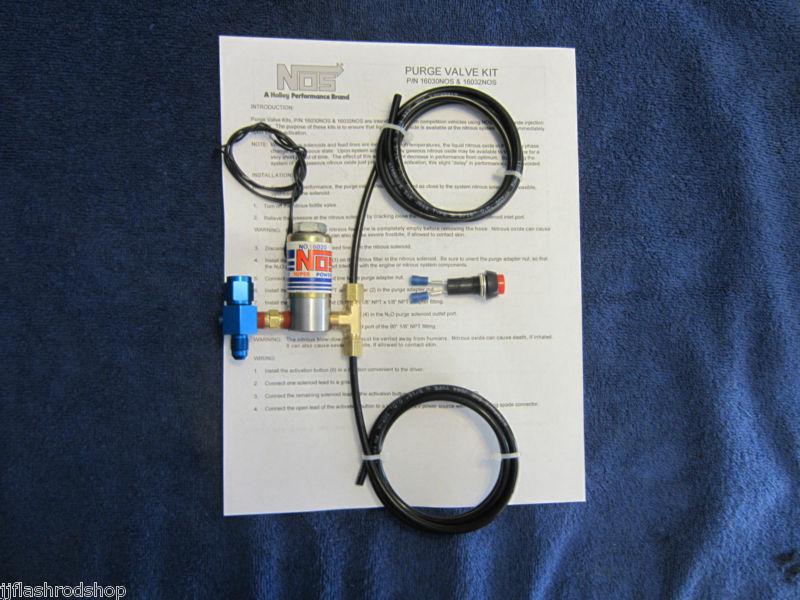 Sell NOS HI FLOW 4 AN or 6 AN Nitrous DUAL SPRAY LINE Purge Kit, NICE