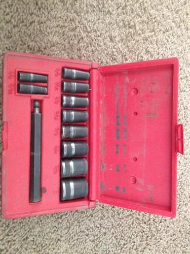 Blue point # pgh8a 11 piece gasket punch set size 1/4" - 1"