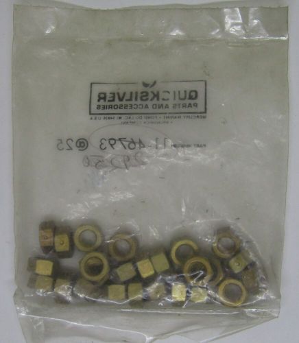 New quicksilver mercury marine boat oem nut pack of 25 part no. 11-46793