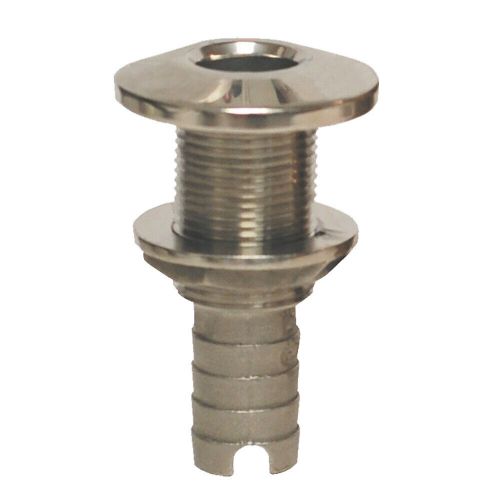 Groco stainless steel hose barb thru-hull fitting - 1-1/2&#034;