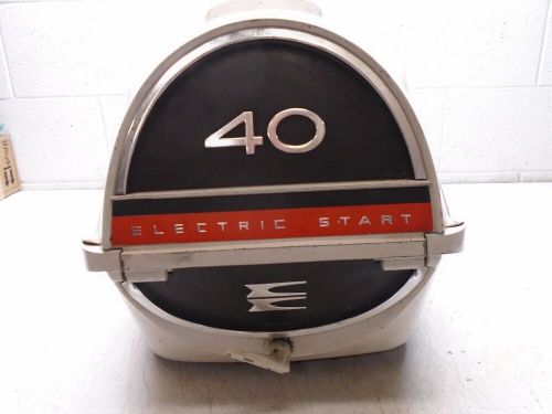 K1a Evinrude 40 HP Big Twin Outboard Motor Cowling Cowl Shroud, US $225.00, image 2