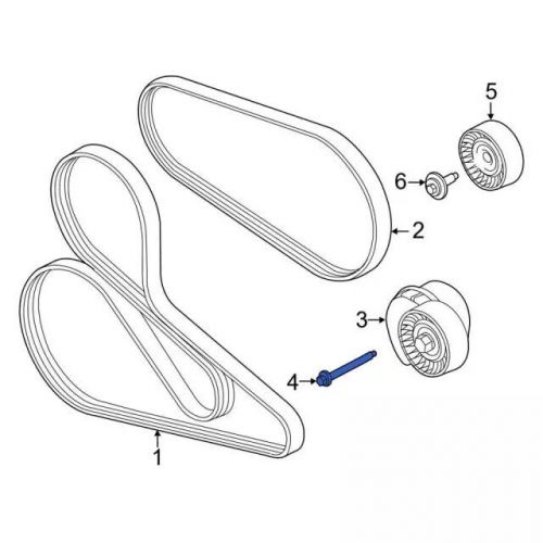 Genuine Ford Belt Tensioner Bolt W709638-S439, C $2.57, image 5