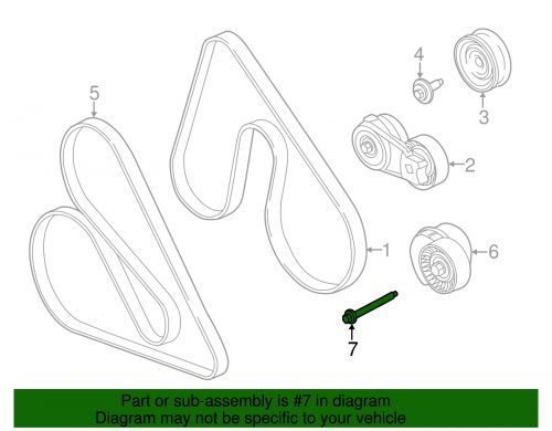 Genuine Ford Belt Tensioner Bolt W709638-S439, C $2.57, image 6