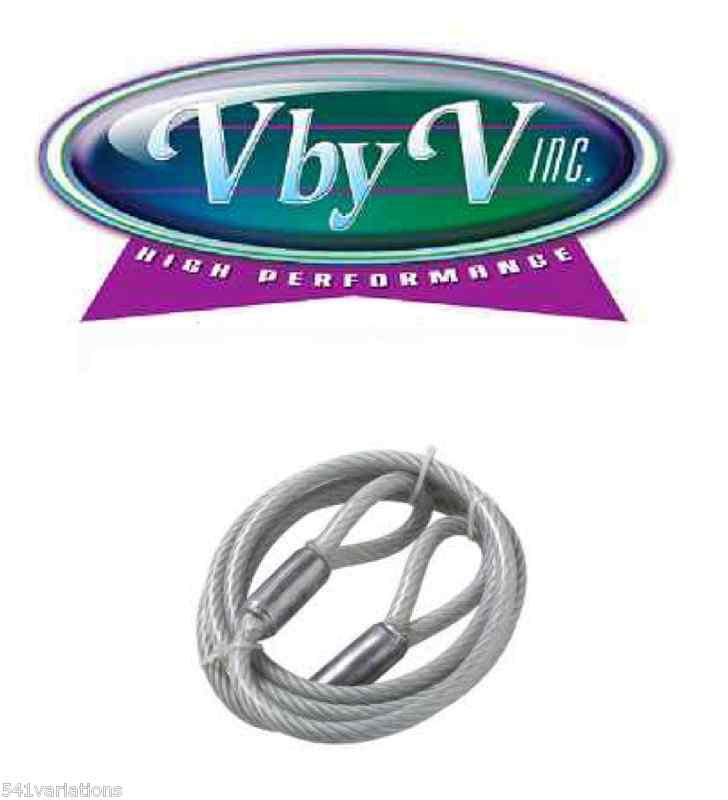 Iron man wire rope cable sling w/ loops 3/8" - 1/2" x 9' ft. vinyl coated each