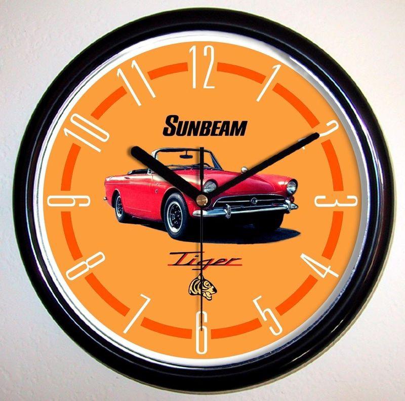 Sunbeam tiger wall clock