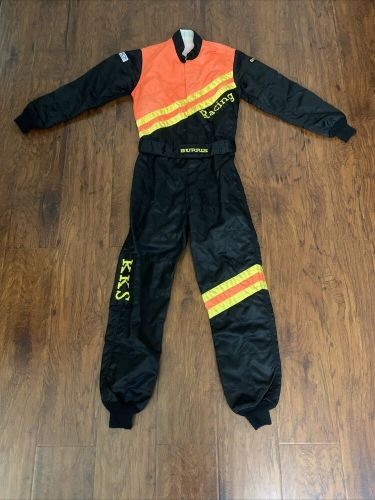 Vintage Pyrotect Racing Suit Adult Black White Zip Up Coverall Small, US $100.00, image 7
