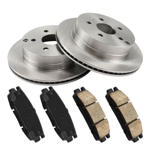 Rear Disc Rotors & Ceramic Brake Pads for 2010 - 2017 Chevy Equinox GMC TERRAIN, US $82.99, image 5