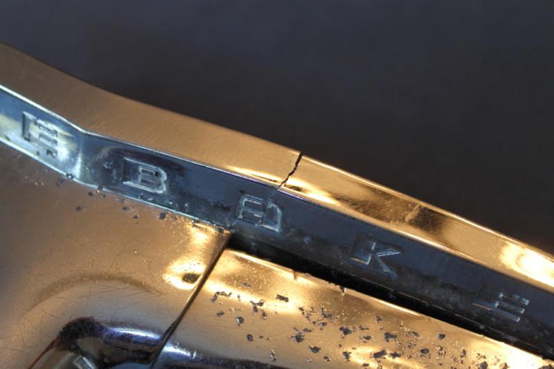 1949 STUDEBAKER TRUNK HANDLE LOCK BEZEL LICENSE PLATE LIGHT 49, US $49.00, image 7