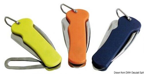 Osculati Folding Sail Cutting device Stainless Steel Orange Handle 65mm, US $26.45, image 2
