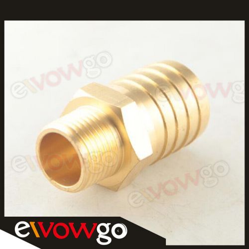 3/4" Inch Male Brass Hose Barbs To 1/2" NPT Pipe Male Thread Fitting Adapter, AU $5.86, image 2
